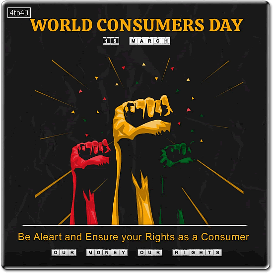 World Consumer Rights Day Greeting Card for Social Media Awareness