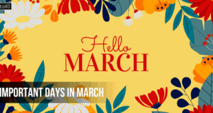 Important Days in March: National and International Dates List