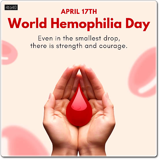 #WorldHemophiliaDay : Hemophilia isn’t just about bleeding—it’s about resilience, awareness, and access to proper care