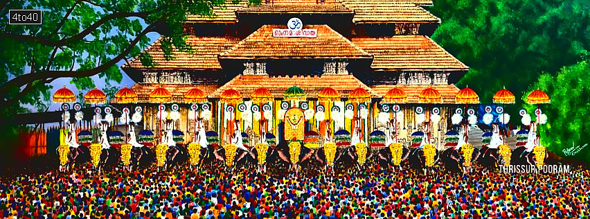 Thrissur Pooram Banner & Poster For Free