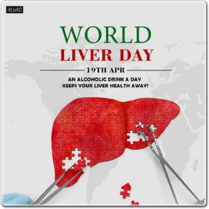 World Liver Day April 19th - Digital Greeting Card