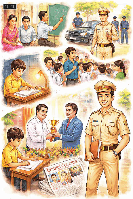 मेहनत से बनी 'पहचान': नाम कैसे कमाया जाता है - हिंदी बाल-कहानी