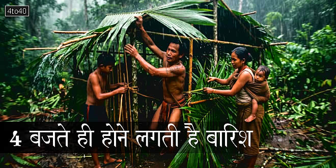 4 o'clock rainfall: जहां रोज 4 बजते ही होने लगती है बारिश