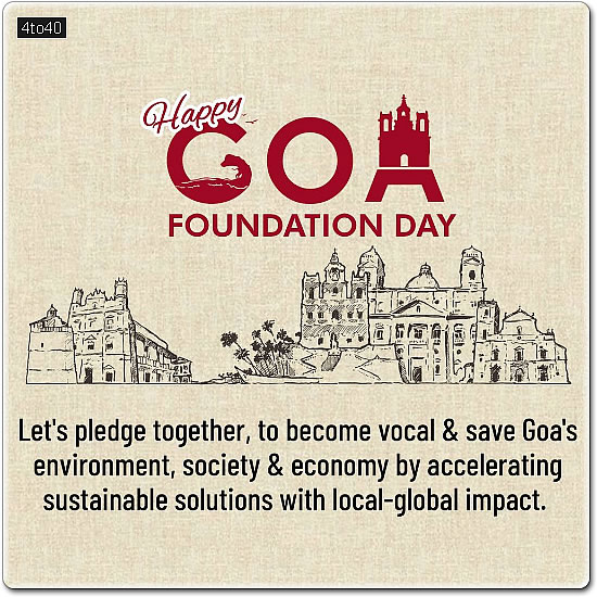 Celebrating Goa Foundation Day! Honoring the rich culture, history, and vibrant spirit of this beautiful state