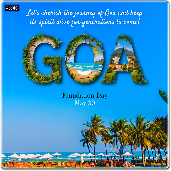 On this Goa Foundation Day, let’s honour that past and commit to safeguarding the soul of Goa for tomorrow. Happy Goa Foundation Day!