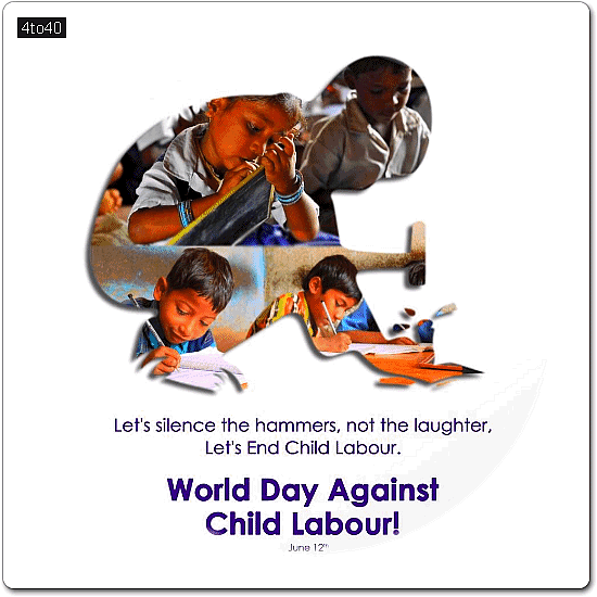 Child labour steals childhoods