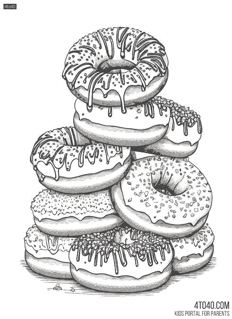 A doughnut or donut is a type of pastry made from leavened fried dough