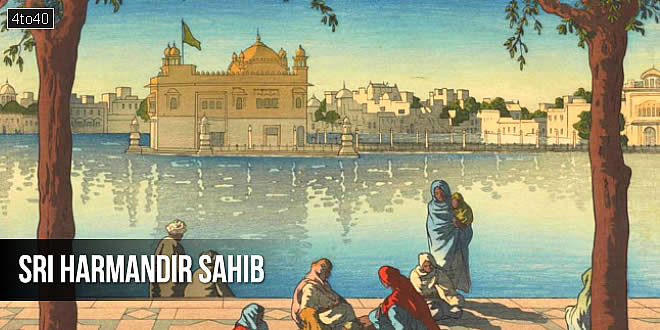 Have you been to Amritsar? Iconic painting that offer stunning views of the Golden Temple, an iconic symbol of Punjab!