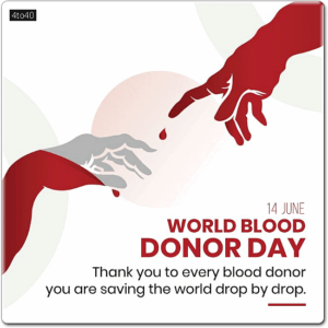 Thank You To Every Blood Donor You Are Saving The World Drop By Drop