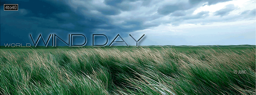 World Wind Day Poster Concept For Social Media Post