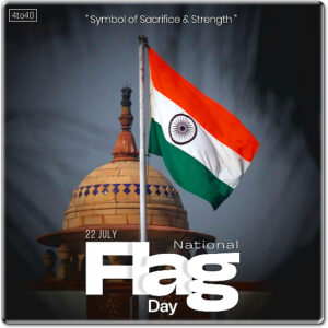 National Flag Day Digital Greeting Card For Social Media