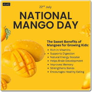 National Mango Day Greeting Card for Social Media