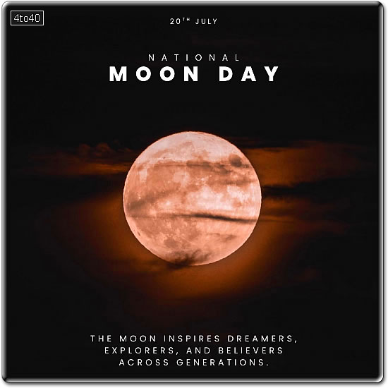 National Moon Day on July 20 commemorates the day man first walked on the moon in 1969