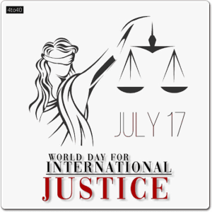 World Day for International Justice Social Media Digital Message Card