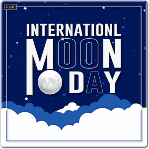 International Moon Day digital greeting card