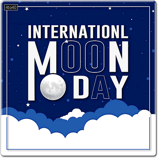 International Moon Day digital greeting card