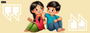 Raksha Bandhan moment filled with love, laughter, and endless sibling memories