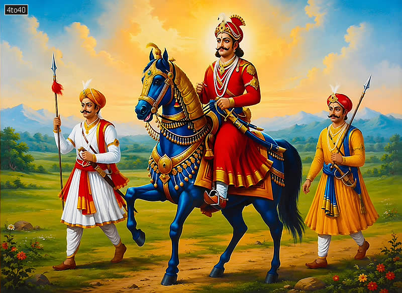 Gogaji Chauhan (Jaharveer) is a folk deity of Rajasthan