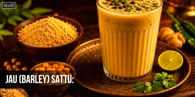 जौ का सत्तू: शीतल पेय - Jau Sattu: लू से बचाए - शरीर को रखें ठंडा