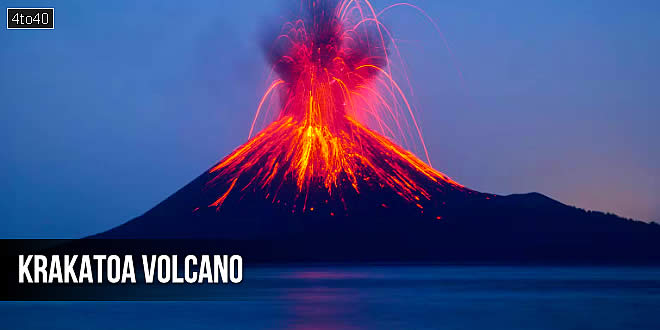 Krakatoa volcano