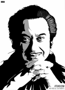 ORIGINAL ROCKSTAR: KISHORE KUMAR Coloring Sheet to Teens and Adults
