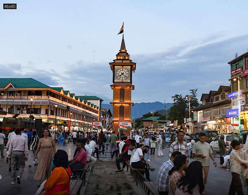 J&K’s Lal Chowk illuminates with festive lights ahead of 80th Independence Day