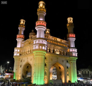 The iconic Charminar in Hyderabad, Telangana, India