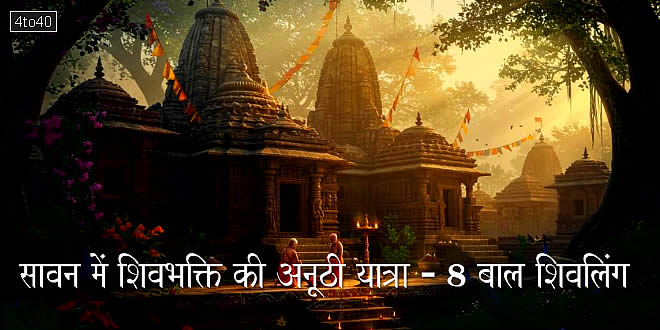 सावन में शिवभक्ति की अनूठी यात्रा - 8 बाल शिवलिंग: सावन में लाखों श्रद्धालु करते हैं दर्शन