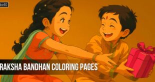 Raksha Bandhan Coloring Pages For Students and Children
