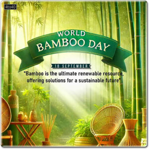 Bamboo - Natural air conditioner - Picture Message Card