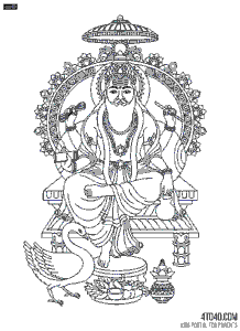 Hindu god vishwakarma an architect and divine engineer of universe