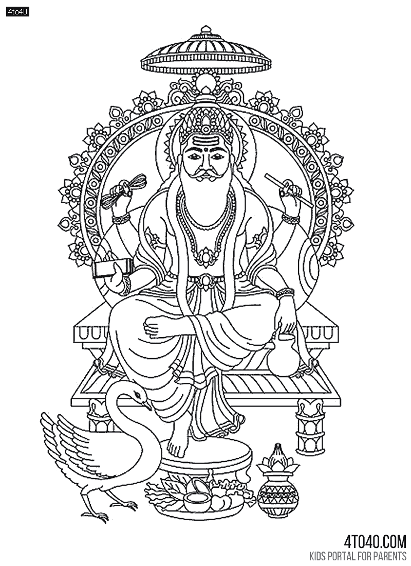 Hindu god vishwakarma an architect and divine engineer of universe