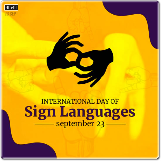 International Day of Sign Languages was first celebrated in 2018 as part of the International Week of the Deaf