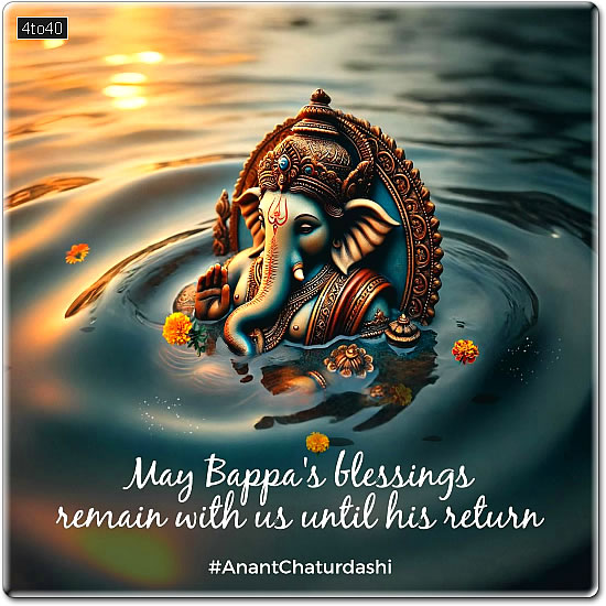 Warm wishes on the occasion of Anant Chaturdashi to everyone
