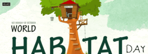 World Habitat Day Social Media Banner Poster For Students