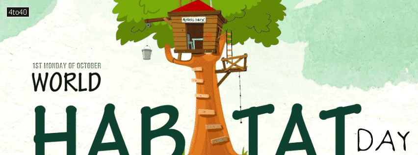 World Habitat Day Social Media Banner Poster For Students