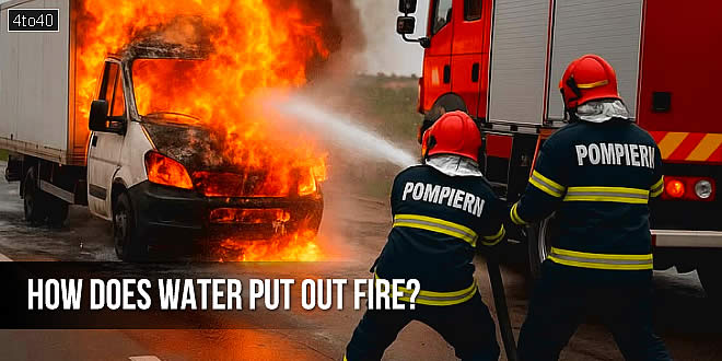 'पानी डालते ही' आग क्यों बुझ जाती है? How does water put out fire?