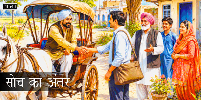 सोच का अंतर: दिल को छू लेने वाली इंसानियत की कहानी