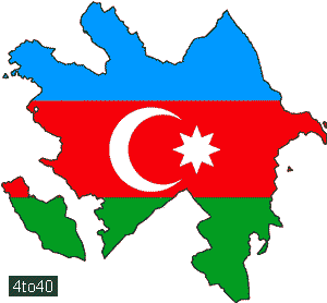 National flag of Azerbaijan