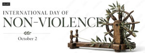 International Day of Non Violence Banner For School Projects