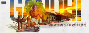 International Day of Non-Violence Banner for Social Media