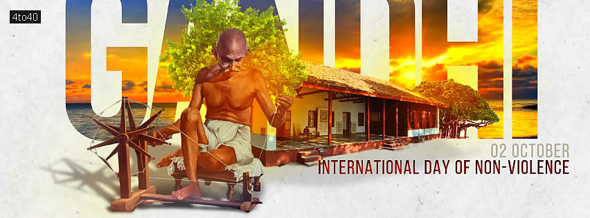 International Day of Non-Violence Banner for Social Media