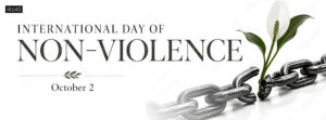 International Day of Non Violence Poster For Students and Children