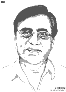 Jagjit Singh Indian composer, singer and musician Coloring Sheet