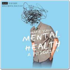 Make Your Mental Health A Priority - World Mental Health Day Message Card