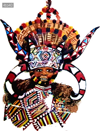 Native ceremonial costume
