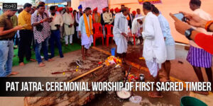 Pat Jatra: ceremonial worship of first sacred timber