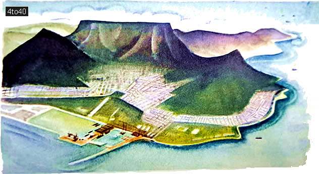 Table Mountain at the Cape of Good Hope