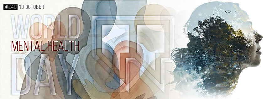 World Mental Health Day Awareness Banner For Social Media